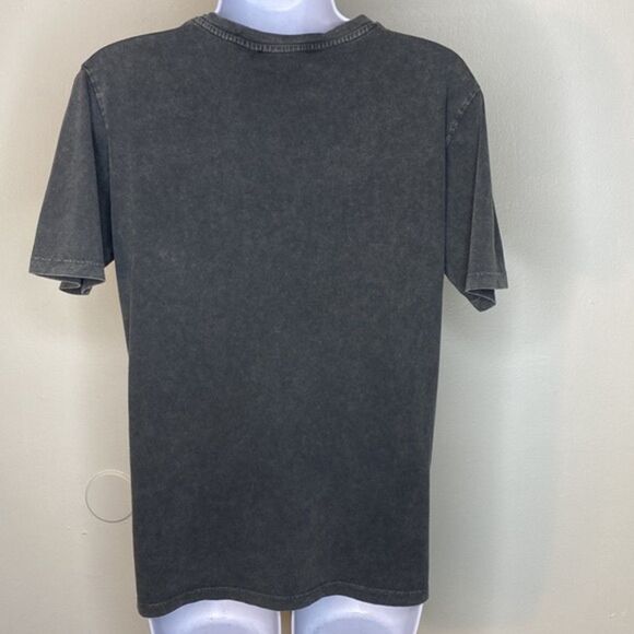 NEW…Charcoal/Pink ACDC t-shirt size XS (extra small) from STRADIVARIUS - Picture 2 of 5